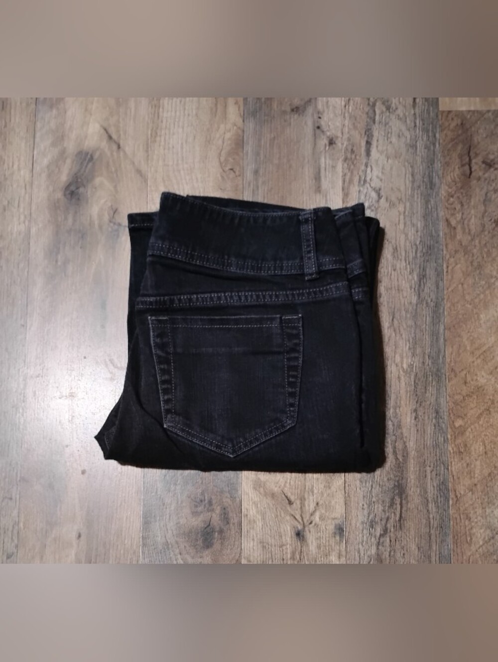 London Jeans Black Flare Jeans Women's Size: 6